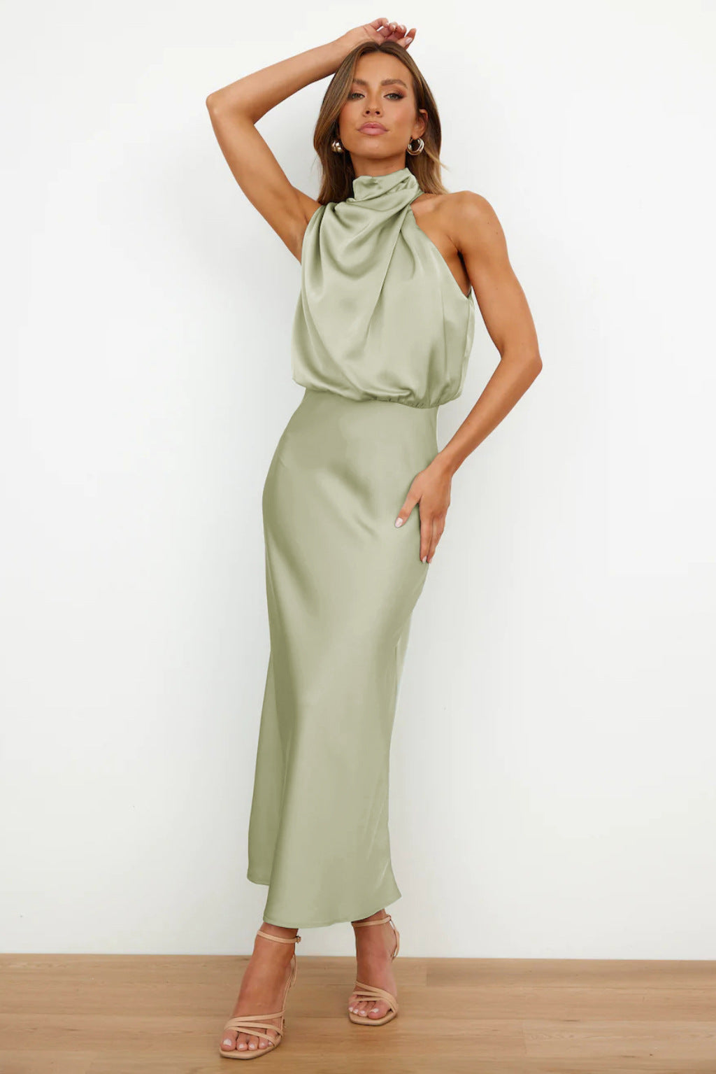 Nora | Elegantes Halterneck Kleid