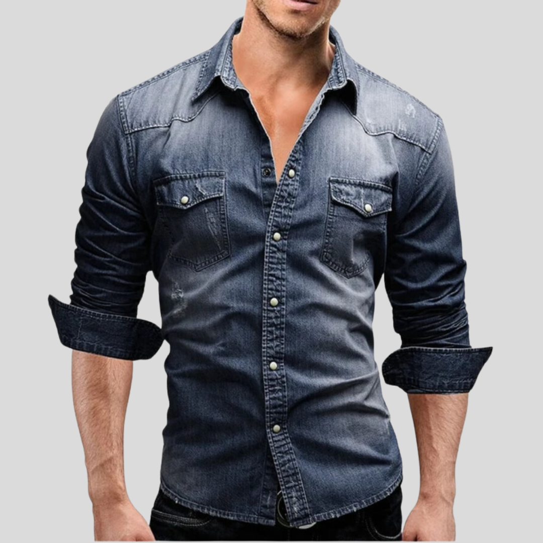 Helge™ | Moderne Denim-Hemd