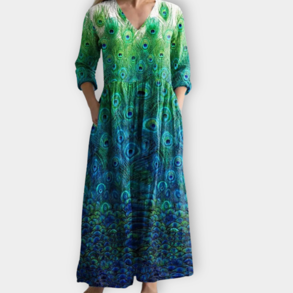 Sophie | Elegantes Boho-Maxikleid