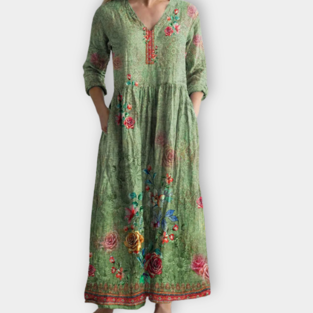 Emma | Boho Maxikleid Eleganz