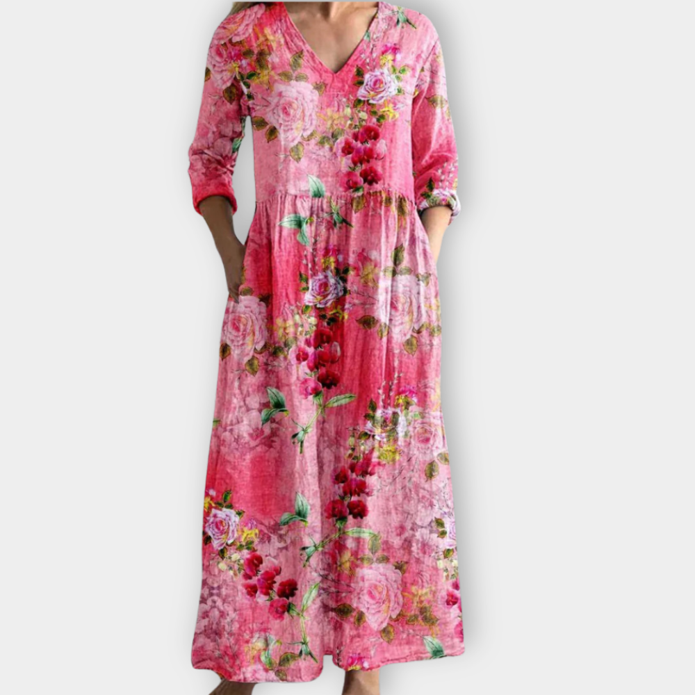 Chloe | Elegantes Boho-Maxikleid