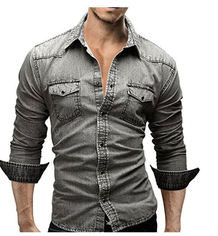 Helge™ | Moderne Denim-Hemd