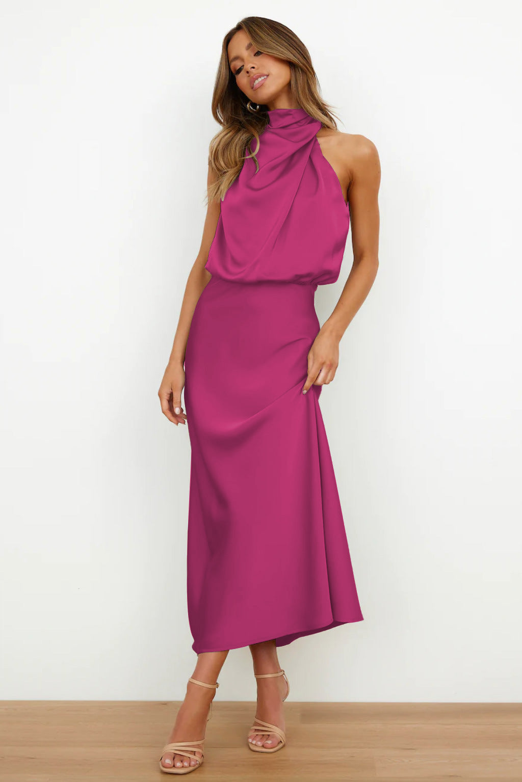 Nora | Elegantes Halterneck Kleid