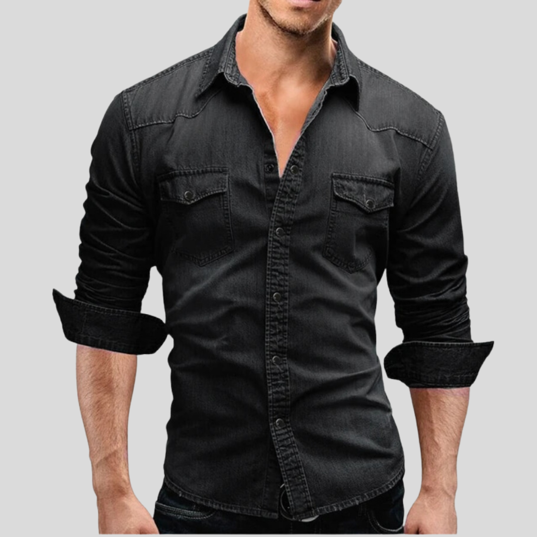 Helge™ | Moderne Denim-Hemd