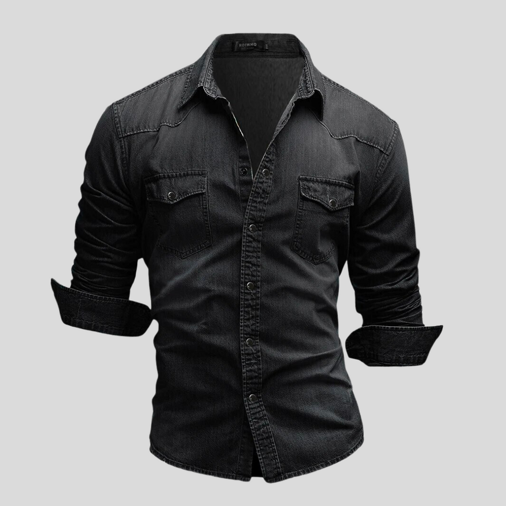 Helge™ | Moderne Denim-Hemd