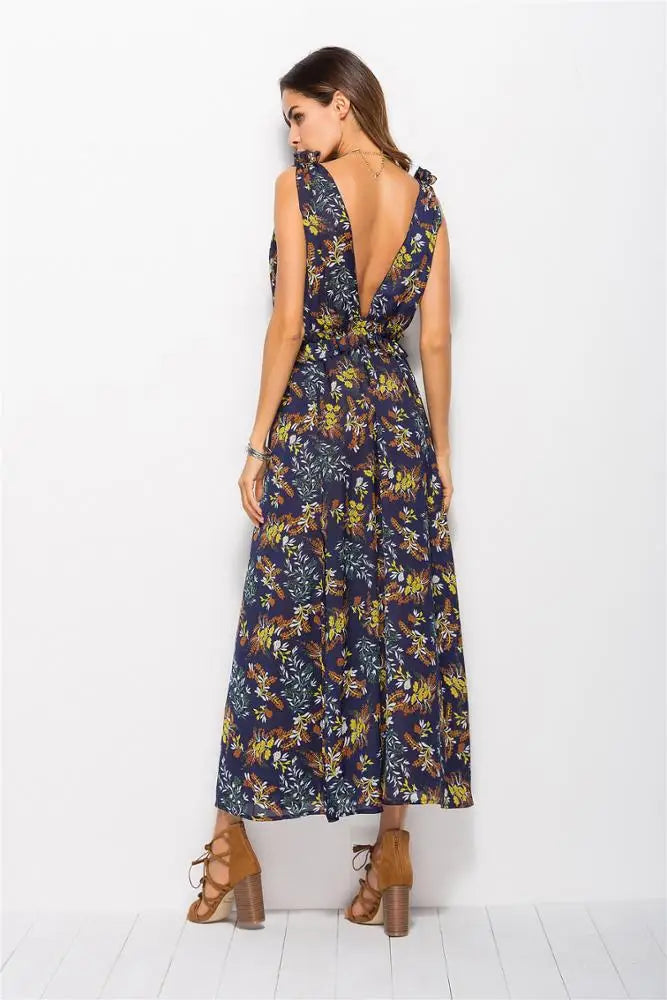 Lourie | Elegantes Strandkleid Maxi