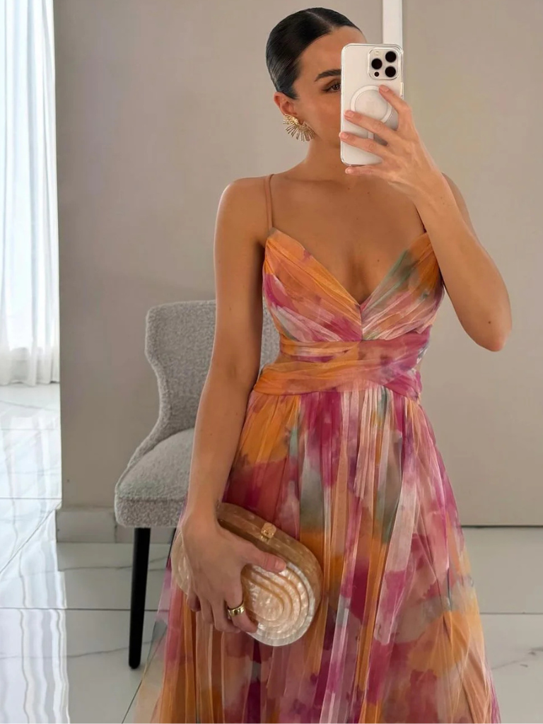 TRAUMHAFTER SONNENUNTERGANG MAXIKLEID