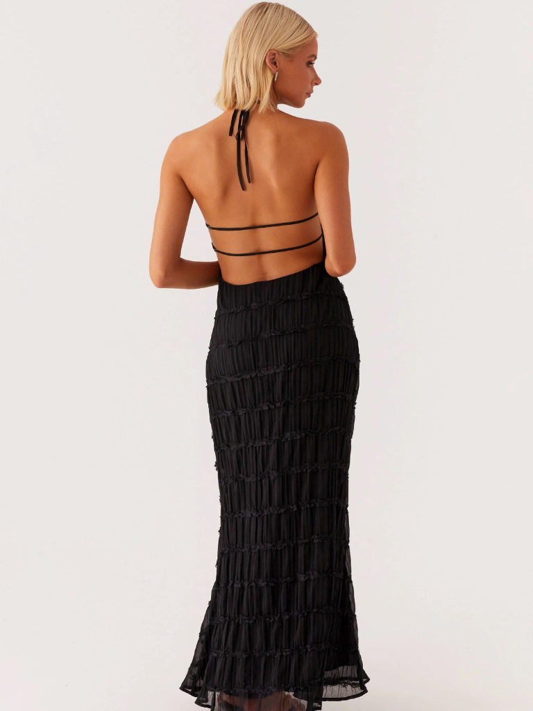 SOLÈNE TEXTUR MAXIKLEID