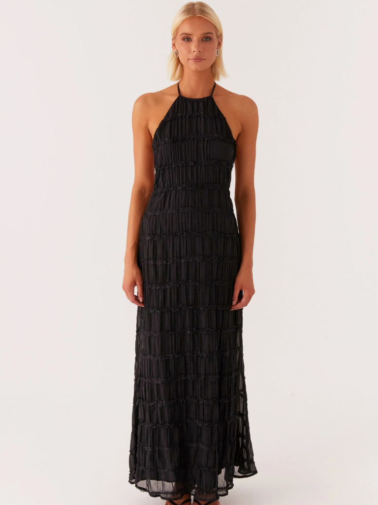 SOLÈNE TEXTUR MAXIKLEID