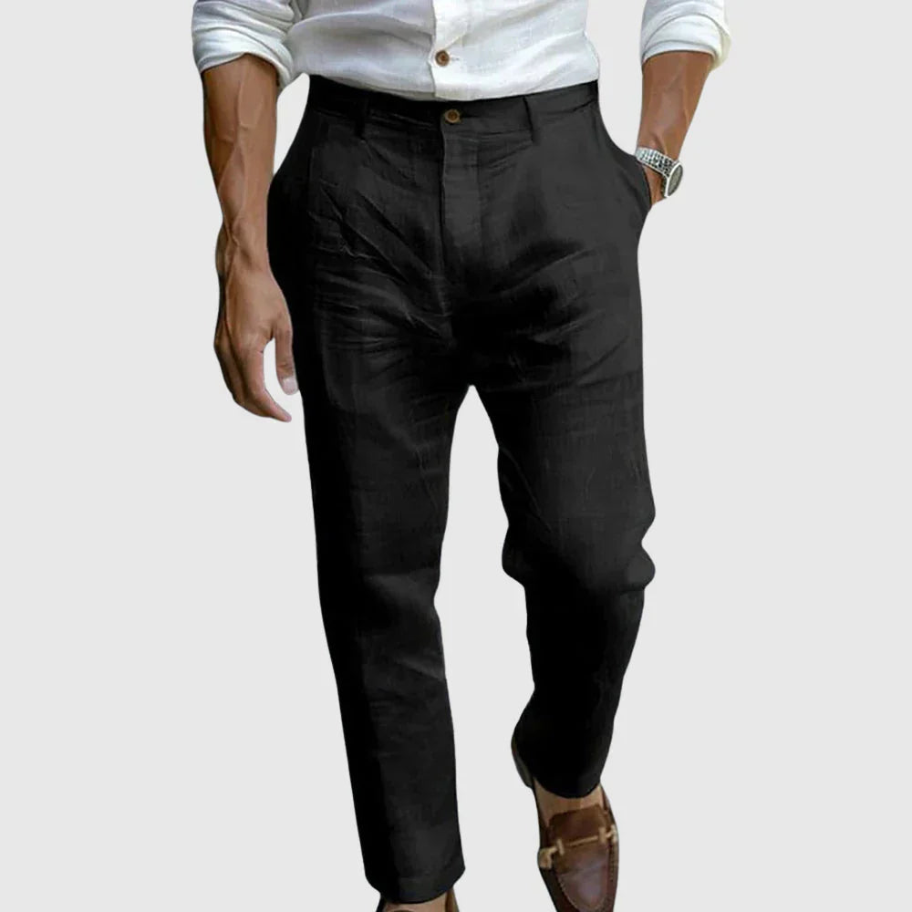 Ingmar™ | Legere, locker sitzende Leinenhose