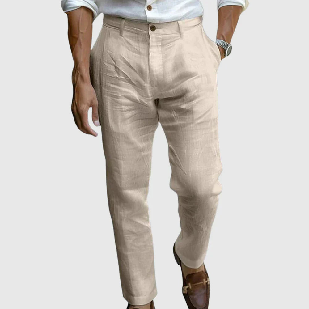 Ingmar™ | Legere, locker sitzende Leinenhose