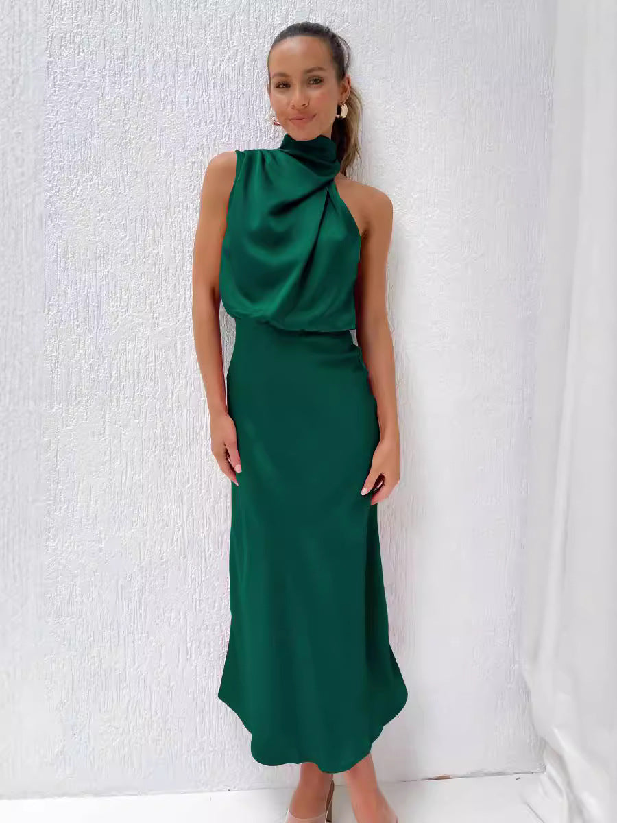 Nora | Elegantes Halterneck Kleid