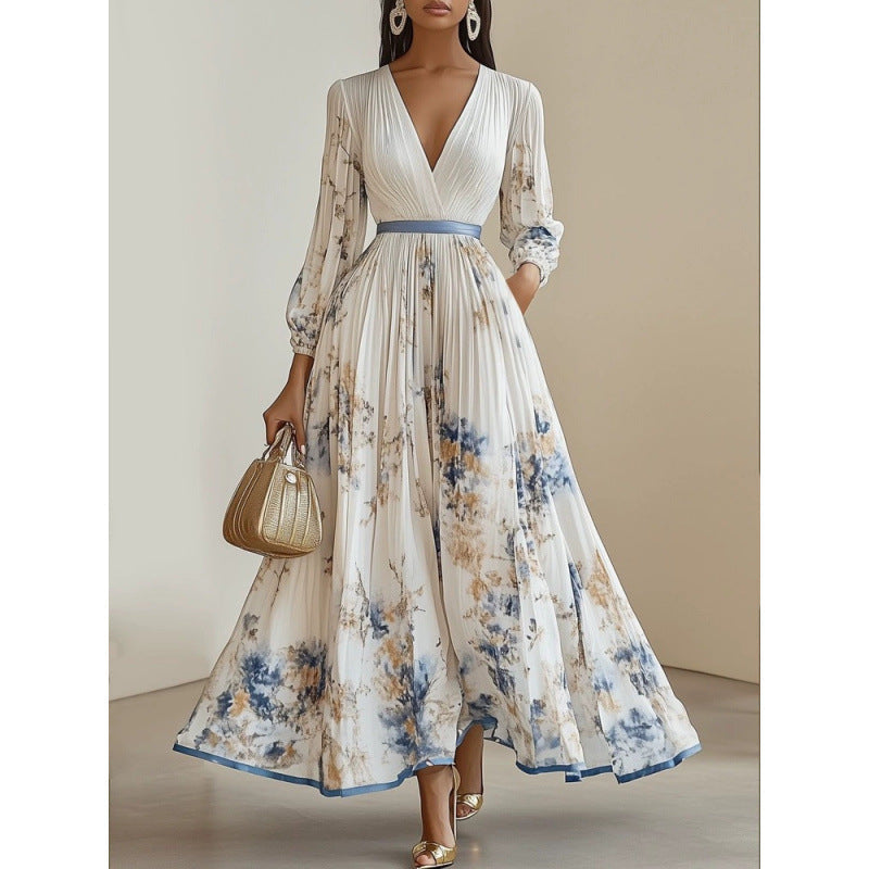 Charmaine | Elegantes Faltenkleid