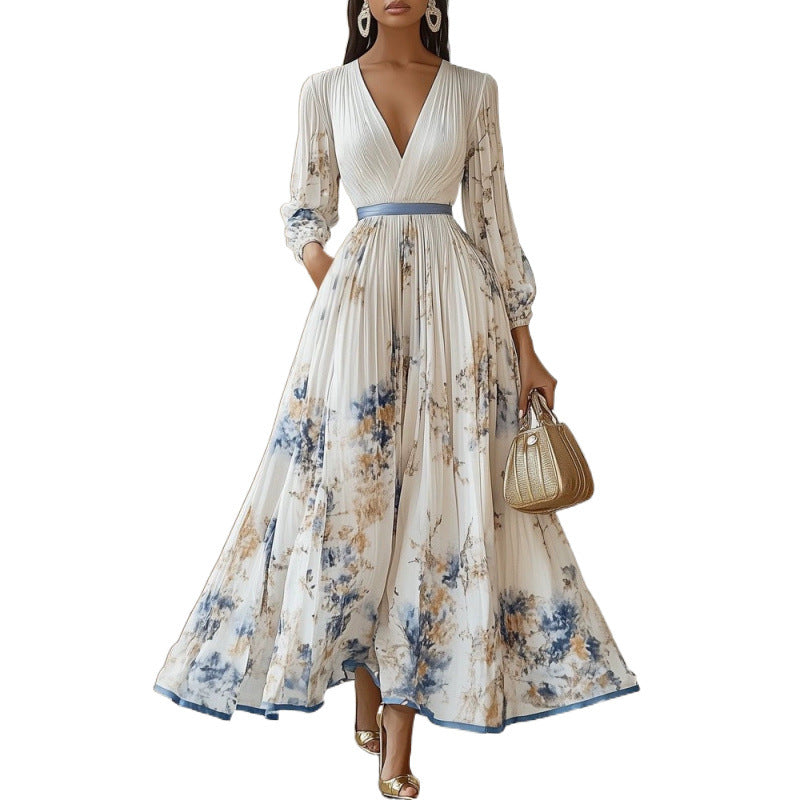 Charmaine | Elegantes Faltenkleid