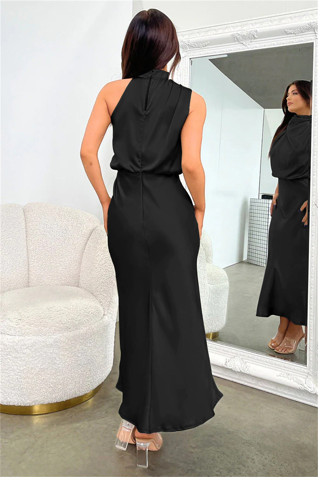 Nora | Elegantes Halterneck Kleid