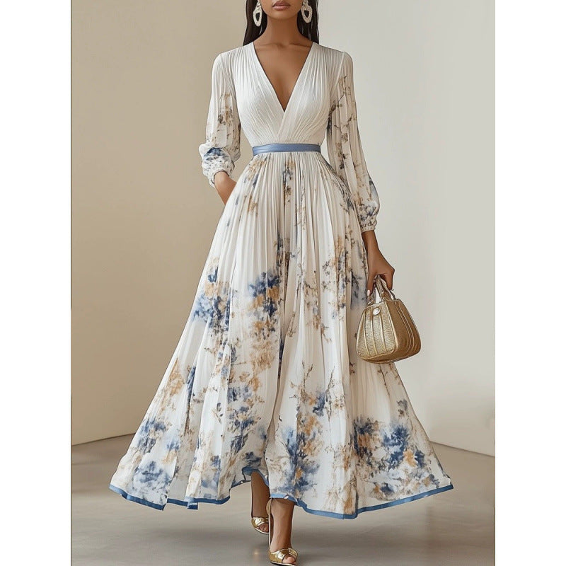 Charmaine | Elegantes Faltenkleid