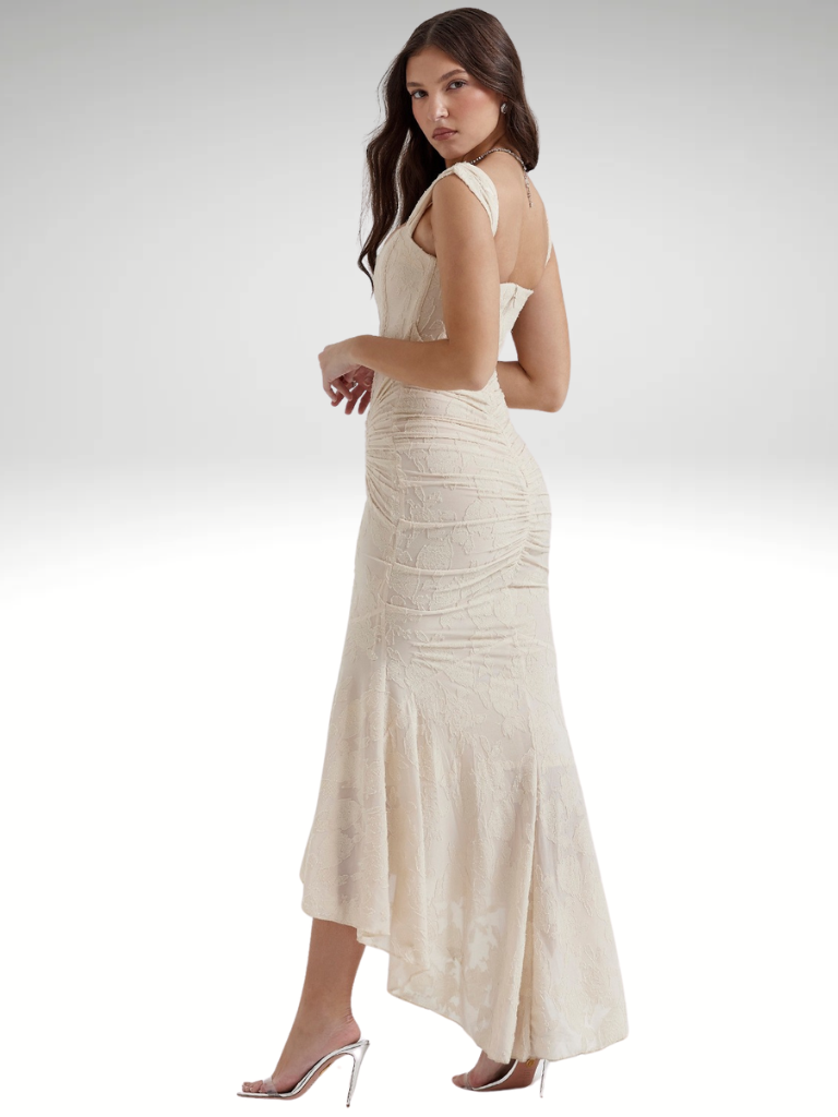 LUXE SPITZEN MEERJUNGFRAUENKLEID