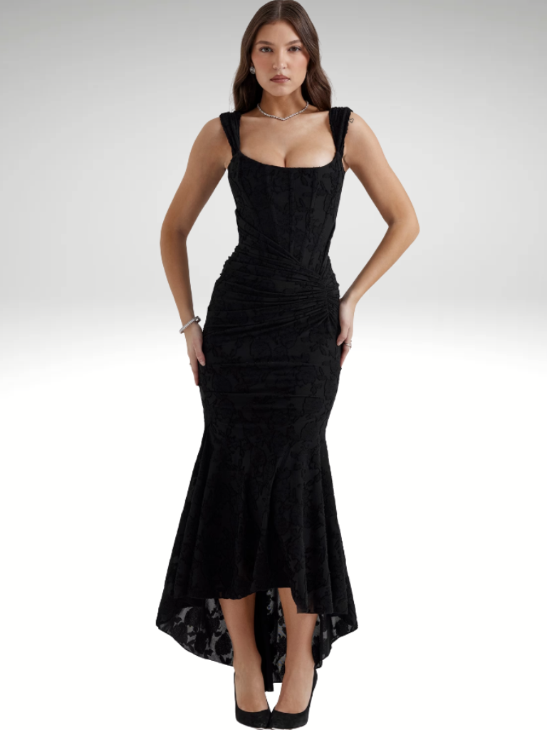 LUXE SPITZEN MEERJUNGFRAUENKLEID