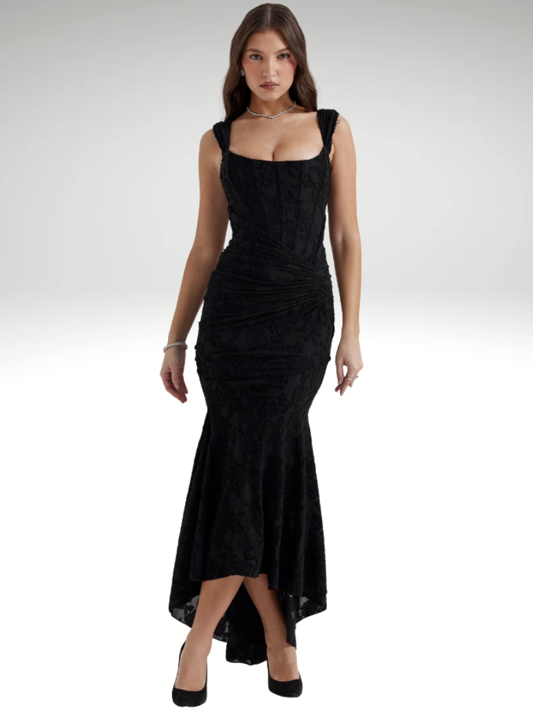LUXE SPITZEN MEERJUNGFRAUENKLEID