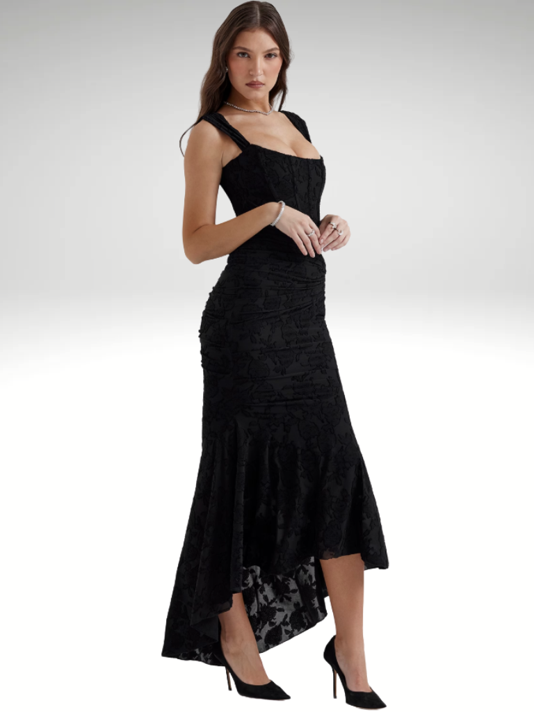 LUXE SPITZEN MEERJUNGFRAUENKLEID
