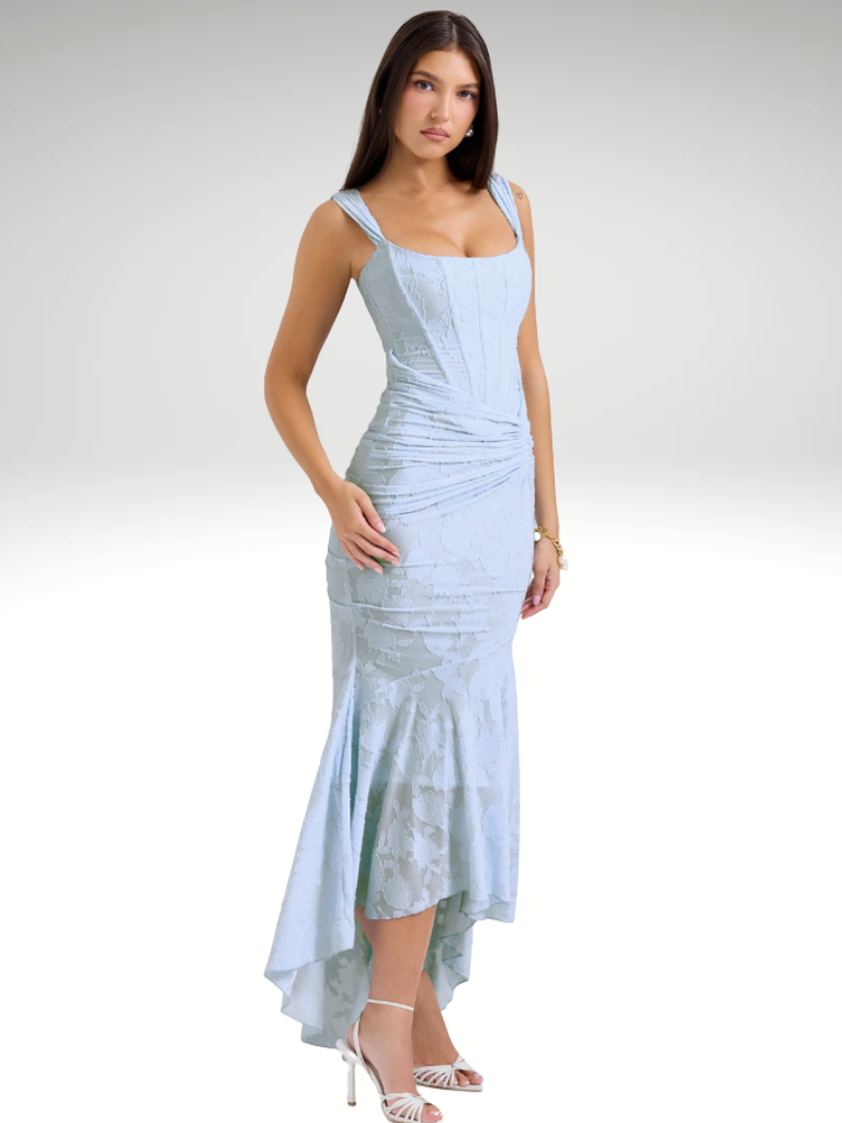 LUXE SPITZEN MEERJUNGFRAUENKLEID