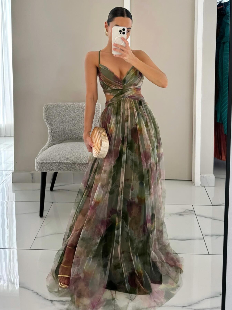 TRAUMHAFTER SONNENUNTERGANG MAXIKLEID