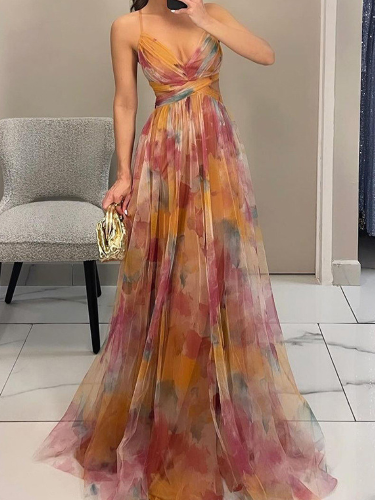 TRAUMHAFTER SONNENUNTERGANG MAXIKLEID