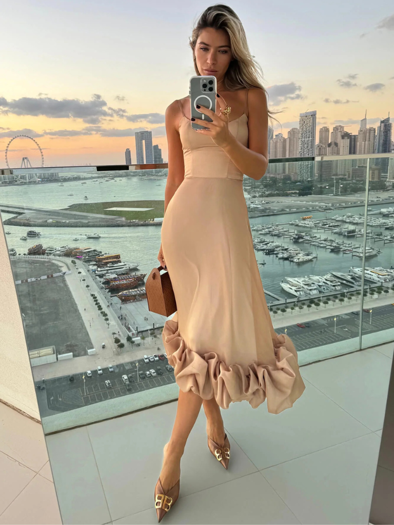 VIVIENNE RÜSCHENKLEID