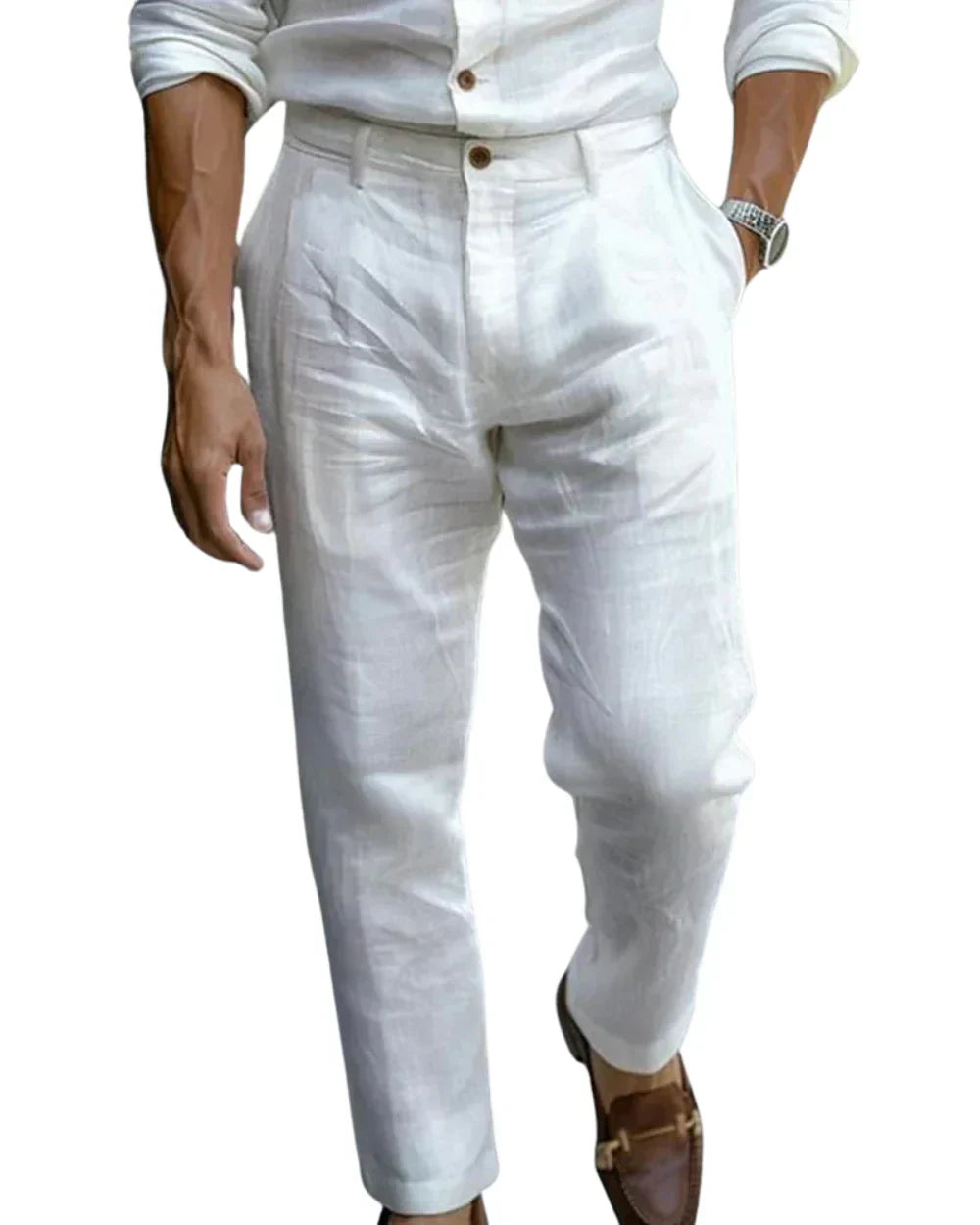 Ingmar™ | Legere, locker sitzende Leinenhose