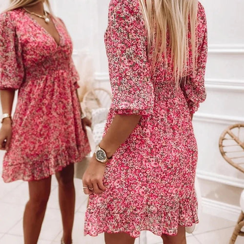 Addison | Elegantes Blumenkleid