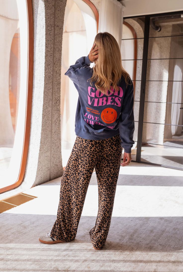 Charlotte | Elegante Leoparden-Sweathose