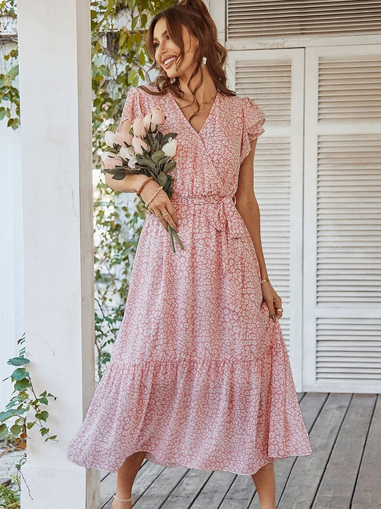 Sienna | Elegantes geblümtes Kleid