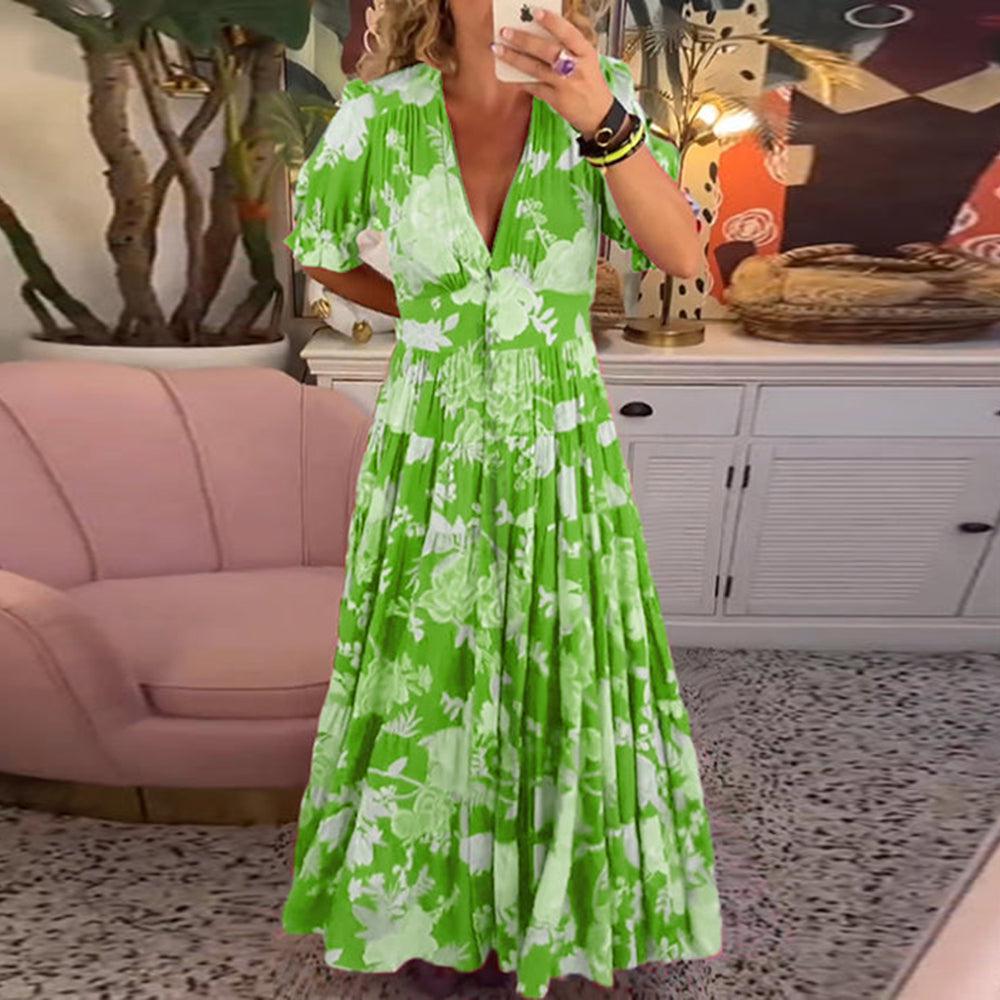 Floriana | Lebendige Blumen Kleid