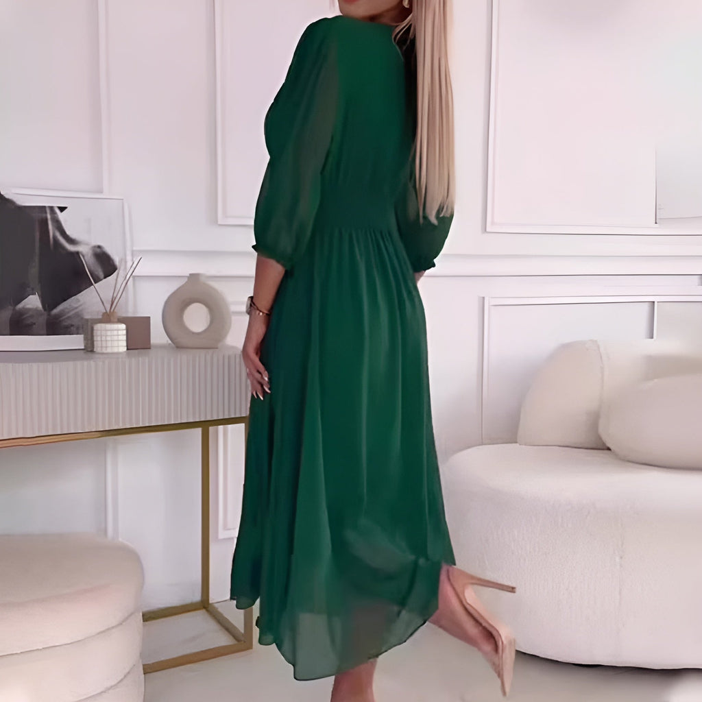 Chiara™ - Elegantes Sommerkleid aus ultraleichtem Seidenchiffon