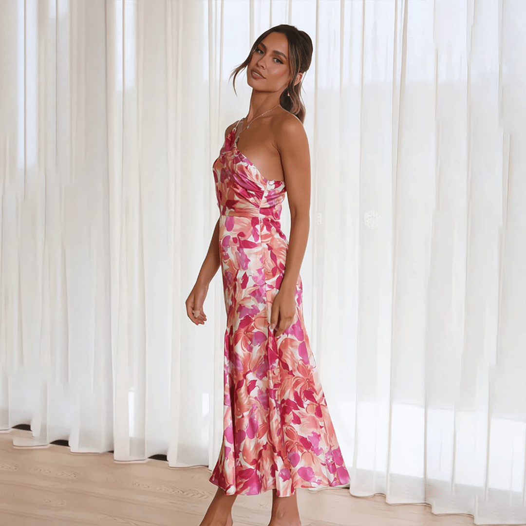 Jenny | Stilvolle Sommer Blumenkleid