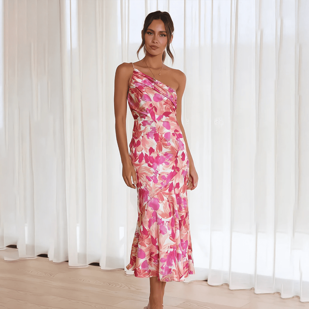 Jenny | Stilvolle Sommer Blumenkleid