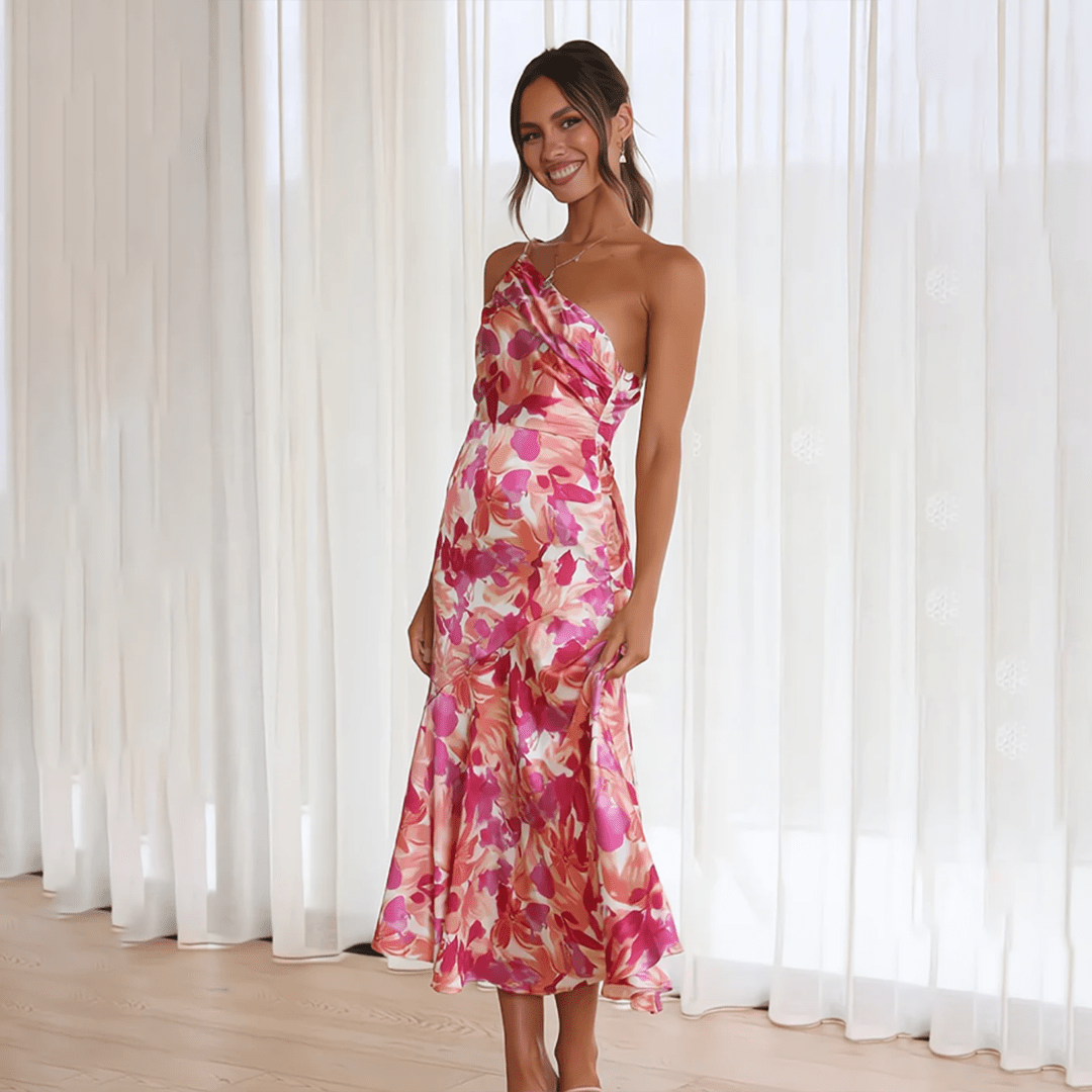 Jenny | Stilvolle Sommer Blumenkleid