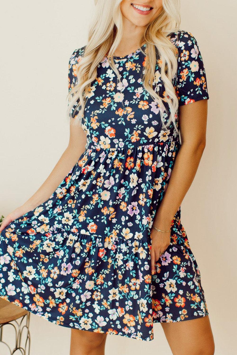 Liv | A-Linien Kleid mit Blumen
