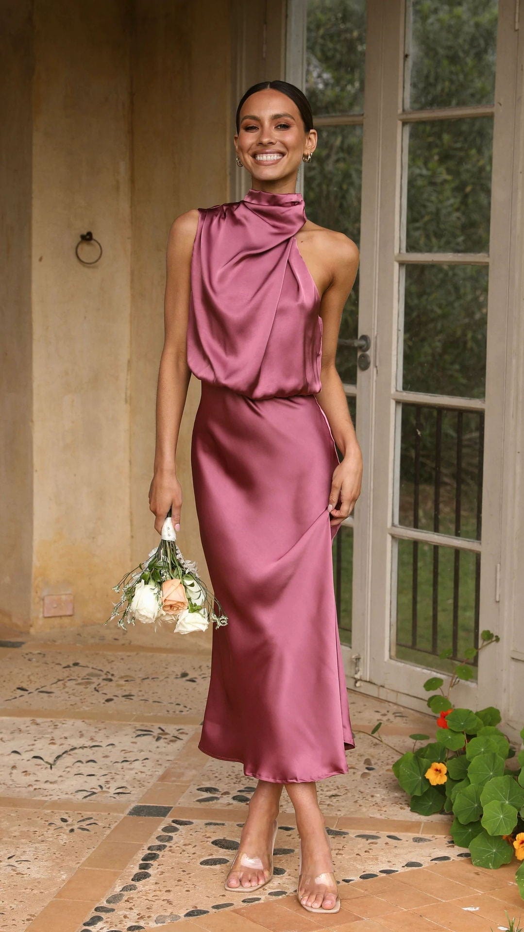 Rochella | Elegantes Satin Kleid